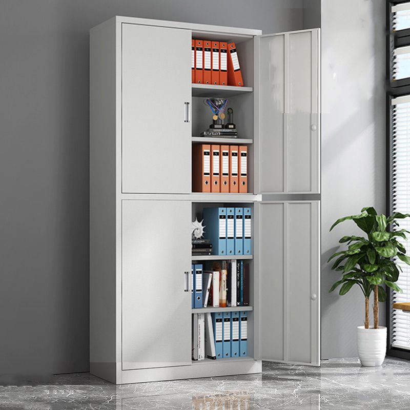 Contemporary File Cabinets Metal Frame Solid Color Fireproof Vertical File Cabinet Office Clearhalo 'Filing Cabinets' 'filling_cabinets' 'furn' 'furn_filling_cabinets' 'Furniture' 'Office Furniture' 1200x1200_6107bf5b-99bc-4c64-a5b9-482131d4f268