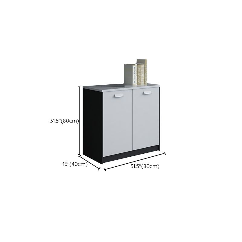 Archivo de madera de archivos laterales de estilo nórdico para la oficina en casa