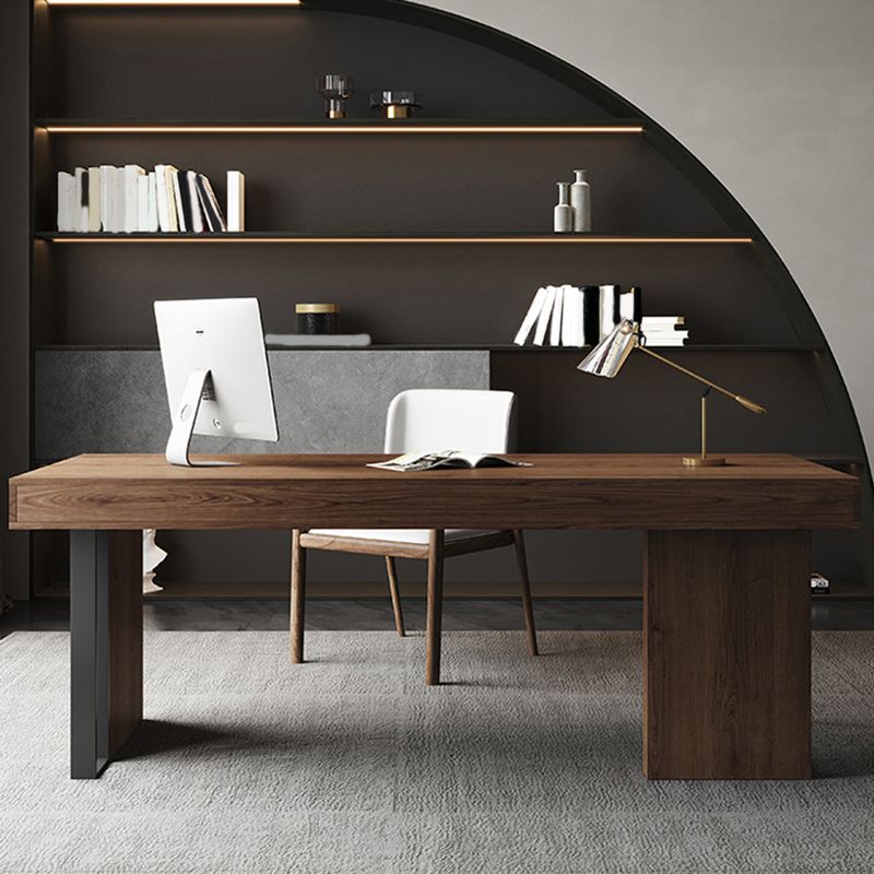 Contemporary Fixed Arms Chair Leather Conference Chair for Office Clearhalo 'furn' 'furn_office_chair' 'Furniture' 'Office Chairs' 'Office Furniture' 'office_chair' 1200x1200_610aa3b1-2f21-4e60-936b-8cc3bd3c5ad1