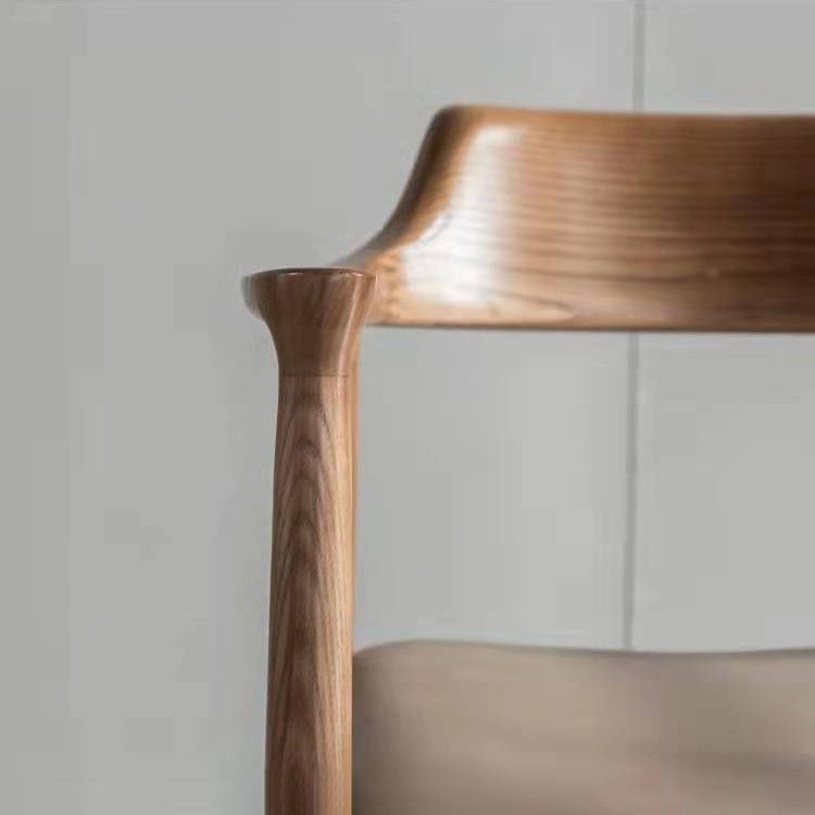 Silla de brazo estilo tradicional cena silla de espalda abierta con patas de madera