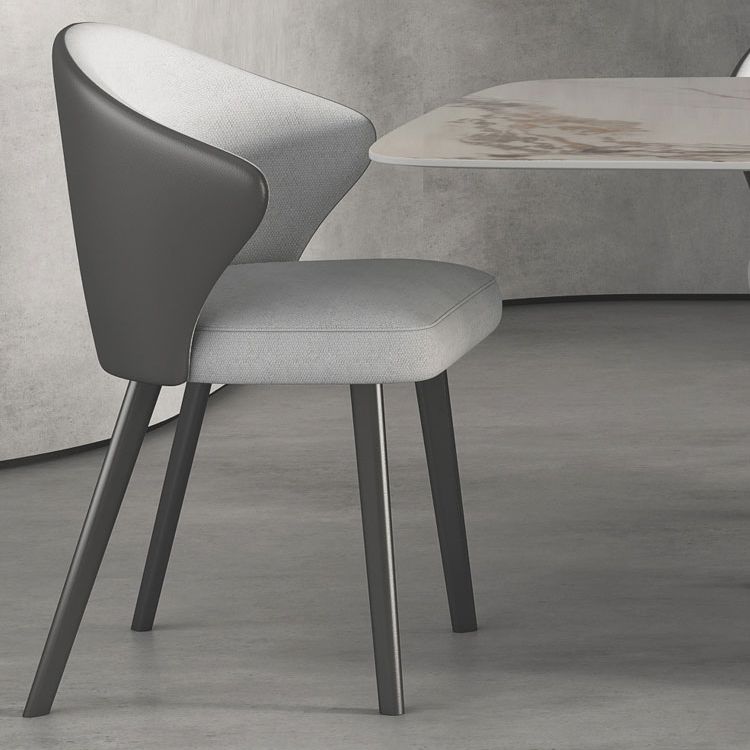 Modern Style Sintered Stone Dining Table Set White 1/4/5/7 Pieces Dining Set for Home Use Clearhalo 'Dining Room Sets' 'Dining Tables & Seating' 'dining_room_set' 'furn' 'furn_dining_room_set' 'Furniture' 'Kitchen & Dining Furniture' 1200x1200_61113974-92c6-452c-aacc-7fecde4ee8e0
