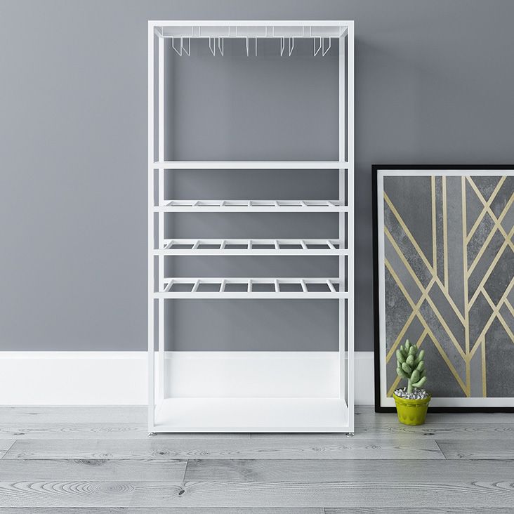 Modern Metal Floor Wine Holds up to 18 Bottles Wine Racks for Kitchen Clearhalo 'furn' 'furn_wine_racks' 'Furniture' 'Kitchen & Dining Furniture' 'Wine Racks' 'wine_racks' 1200x1200_611160da-9863-438c-83fe-9c7bbe772458