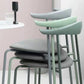 Glam Style Dining Side Chair Open Back Indoor Armless Dining Chair