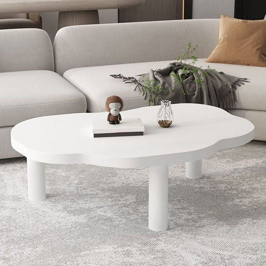 Nordic Style Free Shape Solid Wood 3 Legs Base Design Coffee Table Clearhalo 'Coffee & Accent Tables' 'Coffee Tables' 'coffee_tables' 'furn' 'furn_coffee_tables' 'Furniture' 'Living Room Furniture' 1200x1200_6112b03d-a444-4c17-80d8-73f90b50db60