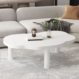 Nordic Style Free Shape Solid Wood 3 Legs Base Design Coffee Table Clearhalo 'Coffee & Accent Tables' 'Coffee Tables' 'coffee_tables' 'furn' 'furn_coffee_tables' 'Furniture' 'Living Room Furniture' 1200x1200_6112b03d-a444-4c17-80d8-73f90b50db60