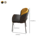 Modern Backrest Armrest Cushion Chair with Metal Legs for Living Room