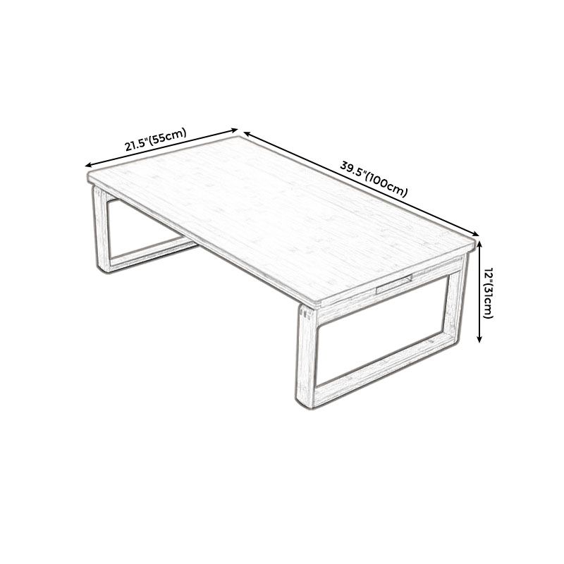 Wooden Sled Cocktail Table Scandinavian Folding Coffee Table Clearhalo 'Coffee & Accent Tables' 'Coffee Tables' 'coffee_tables' 'furn' 'furn_coffee_tables' 'Furniture' 'furniture_coffee_tables' 'Living Room Furniture' 1200x1200_6116f09d-a089-4f92-9359-d2d20bb9f0d2