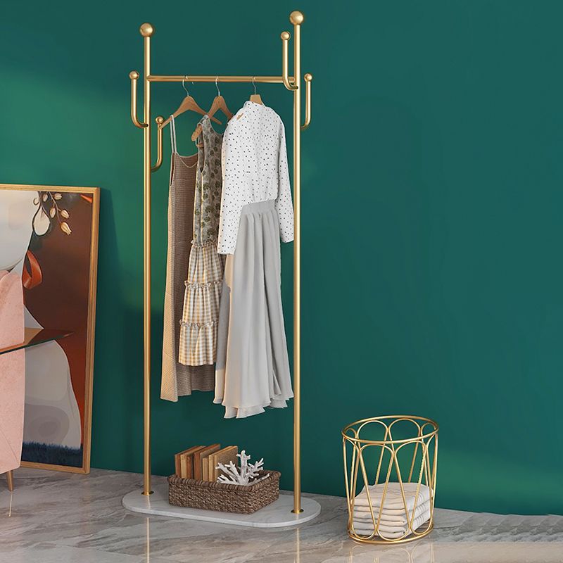 Gorgeous Metal Coat Hanger Plain Basket Storage Coat Rack with Coat Hooks Clearhalo 'Entry & Mudroom Furniture' 'furn' 'furn_hall_tree_coat_racks' 'Furniture' 'Hall Trees & Coat Racks' 'hall_tree_coat_racks' 1200x1200_61192693-3a7e-47f2-9b97-7661f163633c