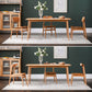 Solid Wood Rectangle Dining Table in Nature Contemporary Kitchen Wood Table with 4 Legs Clearhalo ' dining_table' 'Dining Tables & Seating' 'Dining Tables' 'furn' 'furn_dining_table' 'Furniture' 'furniture_dining_table' 'Kitchen & Dining Furniture' 'kitchen&dining_furn' 'kitchen' 'kitchen_dining_table' 1200x1200_61193184-eac5-4102-a657-385acc46cc01