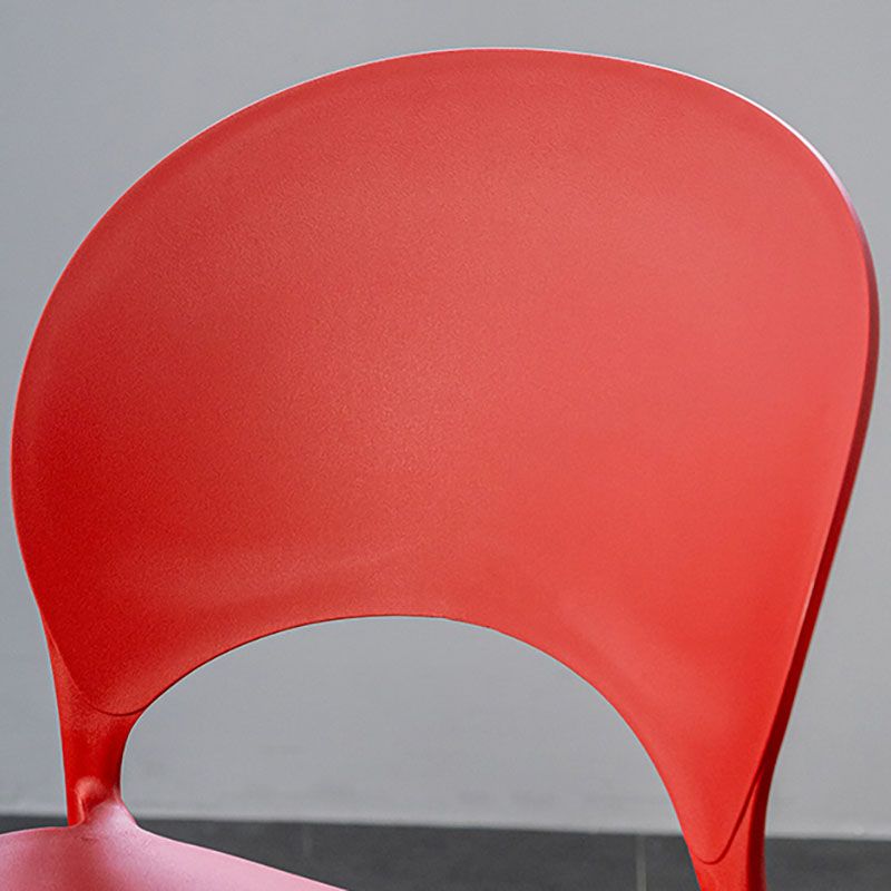 Contemporary Stacking Open Side Chair Matte Finish Home Dining Chair Clearhalo 'Dining Chairs' 'Dining Tables & Seating' 'dining_chair' 'furn' 'furn_dining_chair' 'Furniture' 'furniture_dining_chair' 'Kitchen & Dining Furniture' 1200x1200_611e1206-aca7-4a01-9e78-13dbdc7802b3