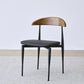 Modern Style Dining Chair Leather Open Back Side Chair for Dining Room