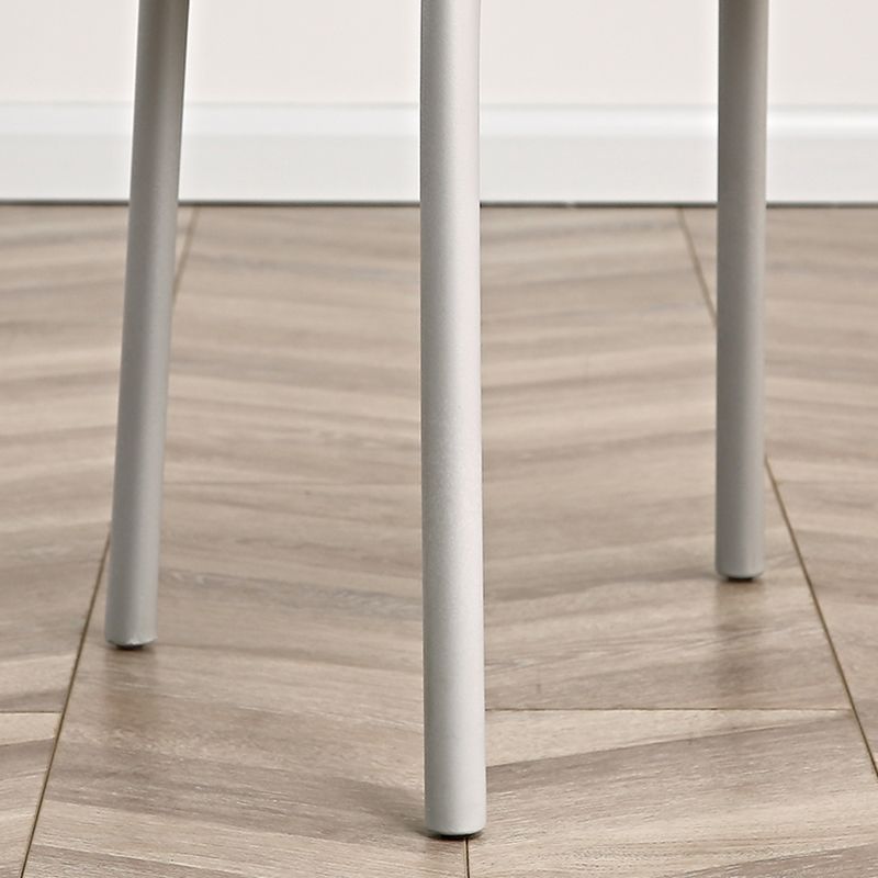 Sedia laterale da sala da pranzo aperta sedia laterale in plastica per uso della cucina