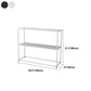 Metal Frame Bookshelf Modern Black / White Open Storage Bookcase Clearhalo 'Bookcases' 'furn' 'furn_bookcases' 'Furniture' 'Office Furniture' 1200x1200_61215389-6a09-41b2-8fe6-9ef40260616f