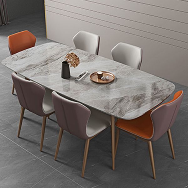 Glam 1/2/5/7 Pieces Dining Set Rectangular Dining Room Table Clearhalo 'Dining Room Sets' 'Dining Tables & Seating' 'dining_room_set' 'furn' 'furn_dining_room_set' 'Furniture' 'furniture_dining_room_set' 'Kitchen & Dining Furniture' 'kitchen&dining_furn' 'kitchen' 1200x1200_61217ae8-120f-4157-9329-9143be745c34
