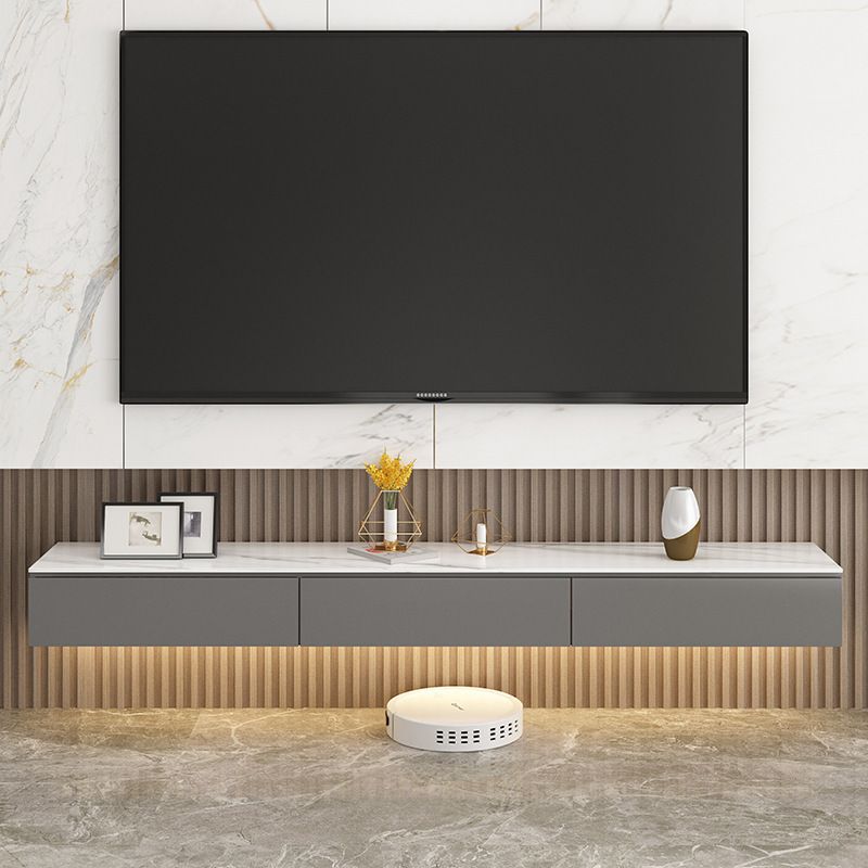 Stone TV Stand Console Wall Mounted Media Console with Drawers Clearhalo 'furn' 'furn_tv_stands_entertainment_centers' 'Furniture' 'Living Room Furniture' 'TV Stands & Entertainment Centers' 'TV Stands & Media Storage Furniture' 'tv_stands_entertainment_centers' 1200x1200_61250e3a-aaa4-4ccb-8d71-770154ac461a