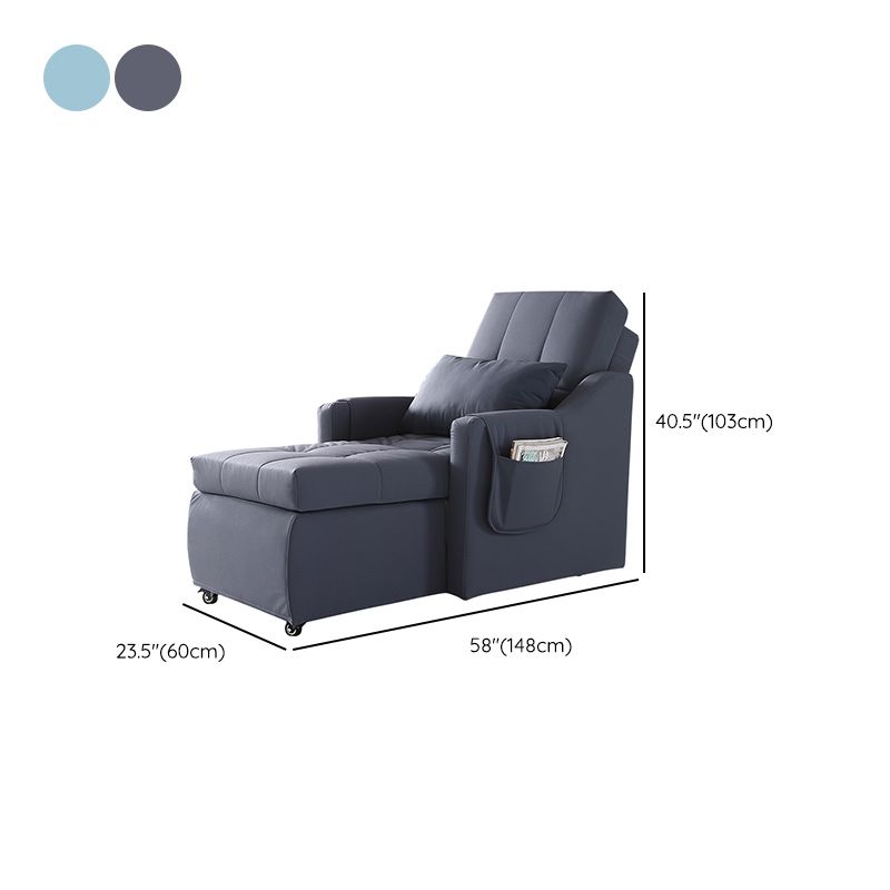 Scandinave Standard Recraillant Metal Metal Couleur Couleur côté Pockets allongés