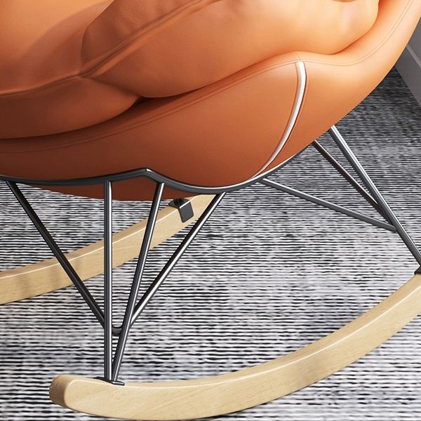 Chaise de planeur moderne chaise à bascule amovible à bouton-bouton à bascule