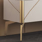 Glam Stone TV Stand White TV Media Stand with Drawers for Living Room Clearhalo 'furn' 'furn_tv_stands_entertainment_centers' 'Furniture' 'Living Room Furniture' 'TV Stands & Entertainment Centers' 'TV Stands & Media Storage Furniture' 'tv_stands_entertainment_centers' 1200x1200_612ac01a-0c26-48d7-8eeb-2e2c554e0d12