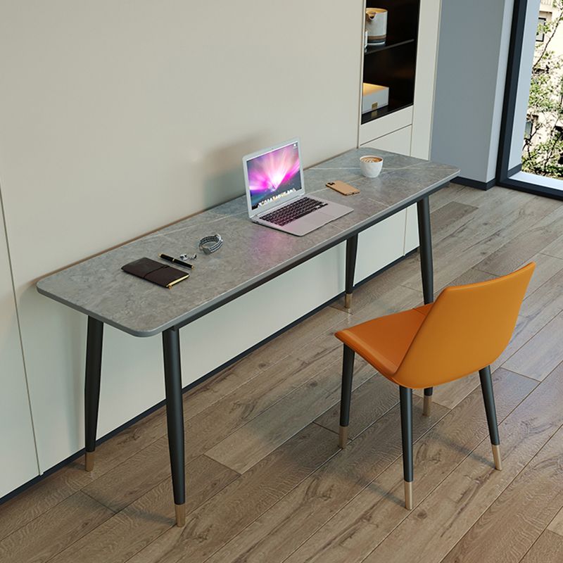 Scrivania industriale rettangolare scrivania domestica con gambe metalliche