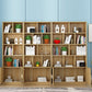Closed Wooden Bookshelf Nordic Home Living Room Standard Bookcase