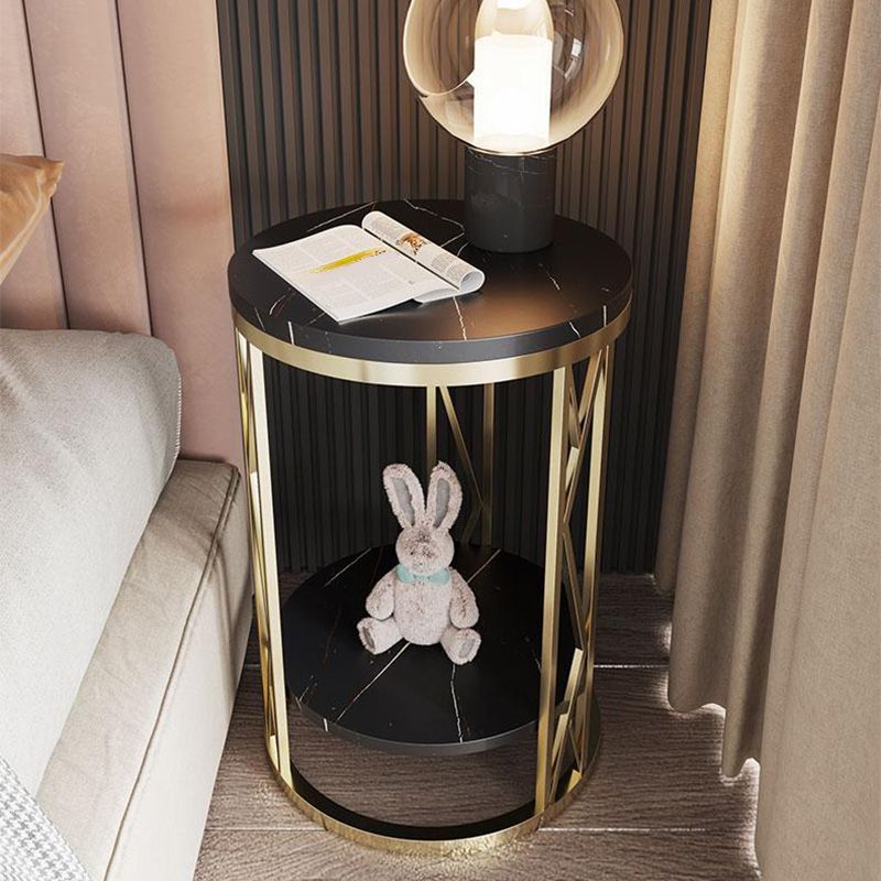 12,65 pouces de tête de nuit contemporain à 1 étagère