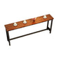 Contemporary Style 1/4/5/9 Pieces Solid Wood Rectangular Bar Table Set for Indoor