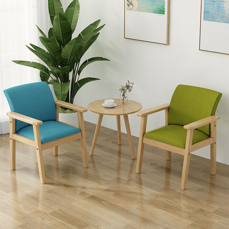 Modern Kitchen Khaki Dining Arm Chair Solid Wood Solid Back Dining Arm Chair Clearhalo ' kitchen&dining_furn' 'Dining Chairs' 'Dining Tables & Seating' 'dining_chair' 'furn' 'furn_dining_chair' 'Furniture' 'furniture_dining_chair' 'Kitchen & Dining Furniture' 'kitchen' 1200x1200_6131f314-6209-4306-8e75-8a24b96fbce5