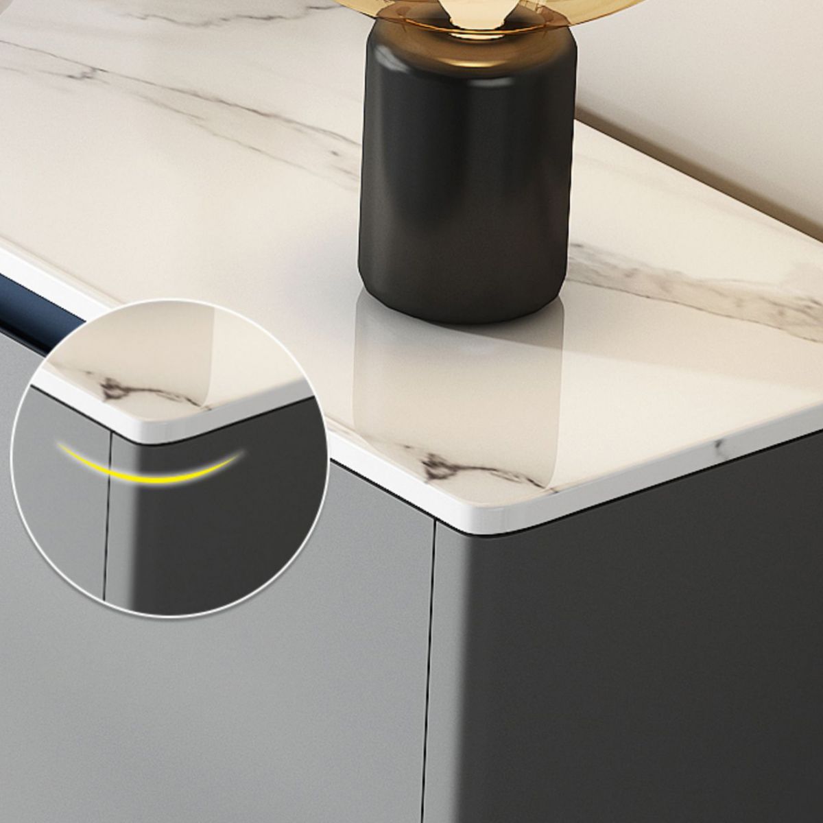 Kunstmatige houten woonkamer bijboordkast moderne credenza met opslag en lade