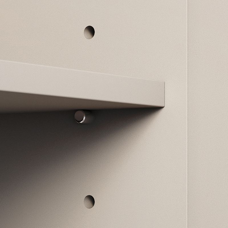 Stegno a buffet in legno in stile contemporaneo con armadi e cassetti