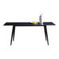 Rectangle 4 Legs Industrial Style Dining Table Sintered Stone Fixed Table for Kitchen Clearhalo ' dining_table' 'Dining Tables & Seating' 'Dining Tables' 'furn' 'furn_dining_table' 'Furniture' 'furniture_dining_table' 'Kitchen & Dining Furniture' 'kitchen&dining_furn' 'kitchen' 'kitchen_dining_table' 1200x1200_61392e00-40c3-4d9e-a838-6355b7a2000c