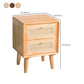 Rattan Bedside Table Modern Minimalist Night Table with Legs Clearhalo 'Bedroom Furniture' 'furn' 'furn_night_stand' 'Furniture' 'night_stand' 'Nightstands' 1200x1200_613b943d-5352-4785-a157-047b484f9845
