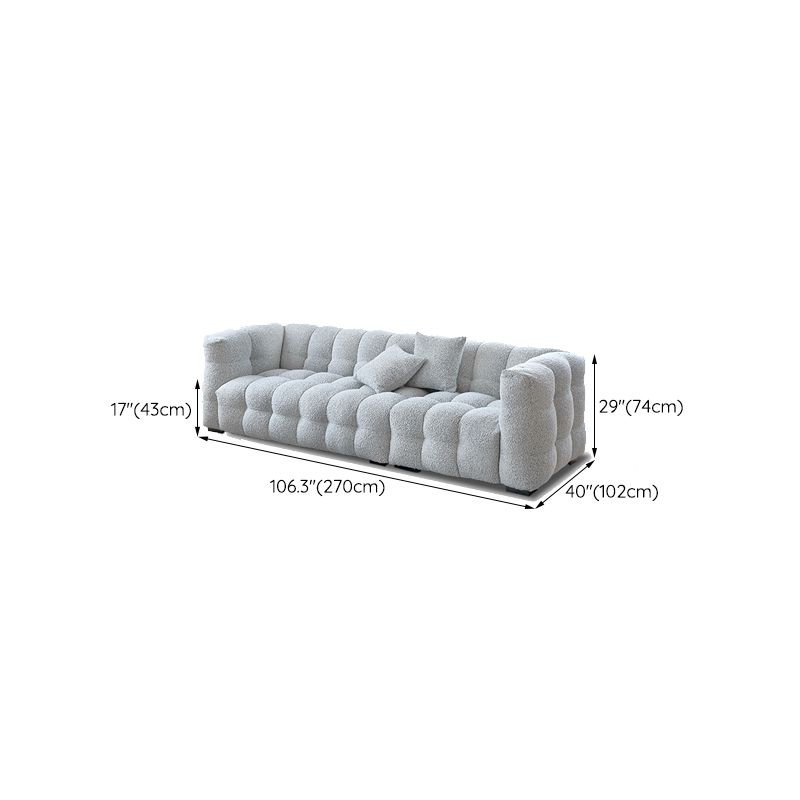 BEIGE e grigio Sedute a sedute Smoking Biscuit di divano per appartamento