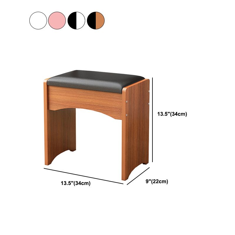 Genuine Leather Standard Ottoman Stain Resistant Rectangle Mid-Century Modern Ottoman Clearhalo 'furn' 'furn_ottomans_poufs' 'Furniture' 'Living Room Furniture' 'Ottomans & Poufs' 'ottomans_poufs' 1200x1200_614acdce-9da2-414a-97ff-4b58632225f5