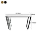 Glam Pub Table Specialty Double Pedestal Bar Table for Indoor and Breakroom