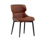 Modern Cushioned Dining Chair 32"H Wingback Parsons Chair with Metal Base for Restaurant Clearhalo ' kitchen&dining_furn' 'Dining Chairs' 'Dining Tables & Seating' 'dining_chair' 'furn' 'furn_dining_chair' 'Furniture' 'furniture_dining_chair' 'Kitchen & Dining Furniture' 'kitchen' 1200x1200_6154312d-a759-4bbb-b953-476f8589ed16
