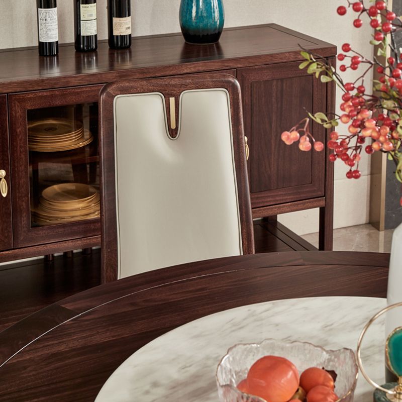 木製ベースのキッチン家具セット付き1/7のモダンなダイニングテーブルセット