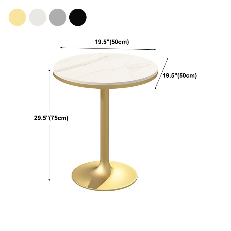 Contemporary Round Bar Dining Table Indoor Bar Height Pub Table Iron Base Clearhalo 'Bar Furniture' 'Bar Tables' 'bar_tables' 'furn' 'furn_bar_tables' 'Furniture' 'furniture_bar_tables' 'Kitchen & Dining Furniture' 'kitchen&dining_furn' 'kitchen' 1200x1200_615daef2-55b9-4a51-b3e6-0946209d03fa
