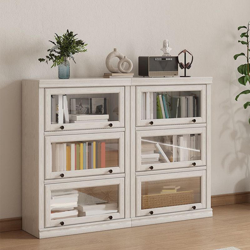 Modern Closed Back Standard Bookshelf Wooden Bookcase for Study Room Clearhalo 'Bookcases' 'furn' 'furn_bookcases' 'Furniture' 'Office Furniture' 1200x1200_615dea54-fceb-4875-887f-534492e62ce9