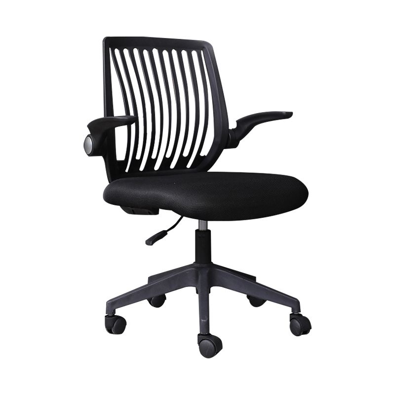 Modern Desk Chair Nylon Computer Chair Mid-Back Chair with Wheels Clearhalo 'furn' 'furn_office_chair' 'Furniture' 'Office Chairs' 'Office Furniture' 'office_chair' 1200x1200_615e0c0e-e4c8-4eed-8035-7ab971920bf7