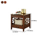 Modern Square Double Tier End Table Solid Wood 4 Legs End Table Clearhalo 'Coffee & Accent Tables' 'End & Side Tables' 'end_side_tables' 'furn' 'furn_end_side_tables' 'Furniture' 'Living Room Furniture' 1200x1200_615ee37f-6e79-45f9-8526-6df86dae6155