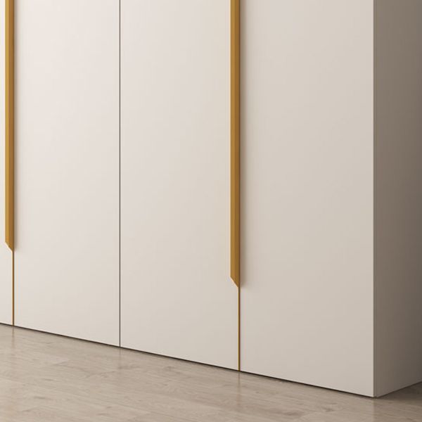 Hinged Wardrobe Closet White Engineered Wood Wardrobe Armoire Clearhalo 'Armoires & Wardrobes' 'armoires_wardrobes' 'Bedroom Furniture' 'furn' 'furn_armoires_wardrobes' 'Furniture' 1200x1200_615f05d8-236e-49a5-9063-c40c48140e2e