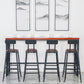 Solid Wood Bar Table Industrial Brown Dining Table for Kitchen Use Clearhalo 'Bar Furniture' 'Bar Tables' 'bar_tables' 'furn' 'furn_bar_tables' 'Furniture' 'Kitchen & Dining Furniture' 1200x1200_61611674-ebeb-4da8-9e33-cd57207484f8