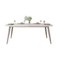 Mesa de comedor de rectángulo de lujo tradicional muebles de comedor de piedra