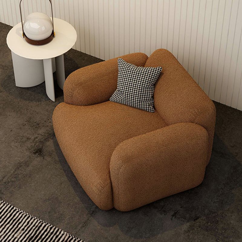 Stoff gerollt Armsofa zeitgenössischer Standard -Sofa für Wohnzimmer