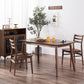 Mid-Century Modern Dining Table Brown Rectangle Solid Wood Dining Table Clearhalo ' dining_table' 'Dining Tables & Seating' 'Dining Tables' 'furn' 'furn_dining_table' 'Furniture' 'furniture_dining_table' 'Kitchen & Dining Furniture' 'kitchen&dining_furn' 'kitchen' 'kitchen_dining_table' 1200x1200_6164377a-53e6-4f60-8533-2ac19a55f53d