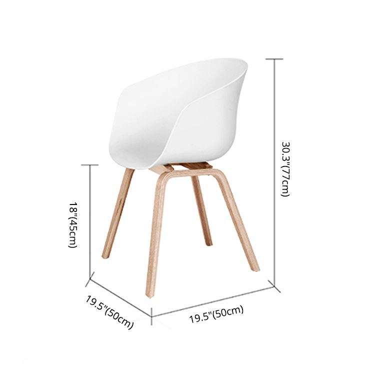 Glam Simple Design Plastic Dining Armless Chair Solid Back Dining Side Chairs Clearhalo ' kitchen&dining_furn' 'Dining Chairs' 'Dining Tables & Seating' 'dining_chair' 'Furniture' 'furniture_dining_chair' 'Kitchen & Dining Furniture' 'kitchen' 1200x1200_616440b2-201c-4d37-9115-d53ba8f53ca3