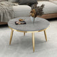 17"H Contemporary Coffee Table Round Stone Coffee Cocktail Table Clearhalo 'Coffee & Accent Tables' 'Coffee Tables' 'coffee_tables' 'furn' 'furn_coffee_tables' 'Furniture' 'Living Room Furniture' 1200x1200_61653afc-09da-4b82-8e22-16ce9b3e0da1