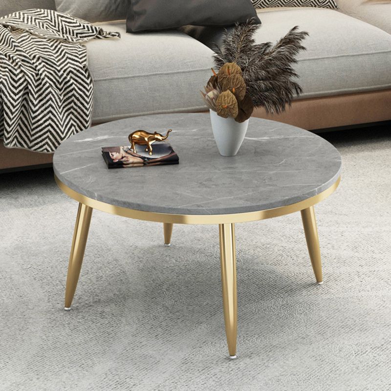 17"H Contemporary Coffee Table Round Stone Coffee Cocktail Table Clearhalo 'Coffee & Accent Tables' 'Coffee Tables' 'coffee_tables' 'furn' 'furn_coffee_tables' 'Furniture' 'Living Room Furniture' 1200x1200_61653afc-09da-4b82-8e22-16ce9b3e0da1