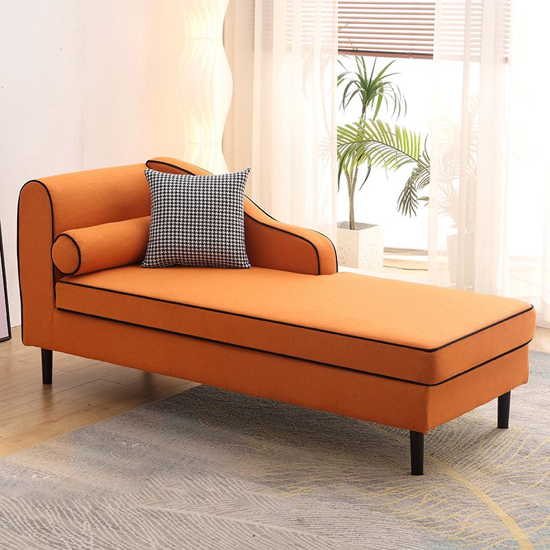 Modern Cushioned Chaise Lounge One Armed Chaise with Recessed Arms for Living Room Clearhalo 'Chairs & Seating' 'Chaise Lounge' 'chaise_lounge' 'furn' 'furn_chaise_lounge' 'Furniture' 'Living Room Furniture' 1200x1200_61664442-aaee-4e91-9664-a1348ec7d550