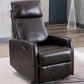 Contemporary Rocking Standard Recliner25.6" Wide Solid Color Recliner Chair